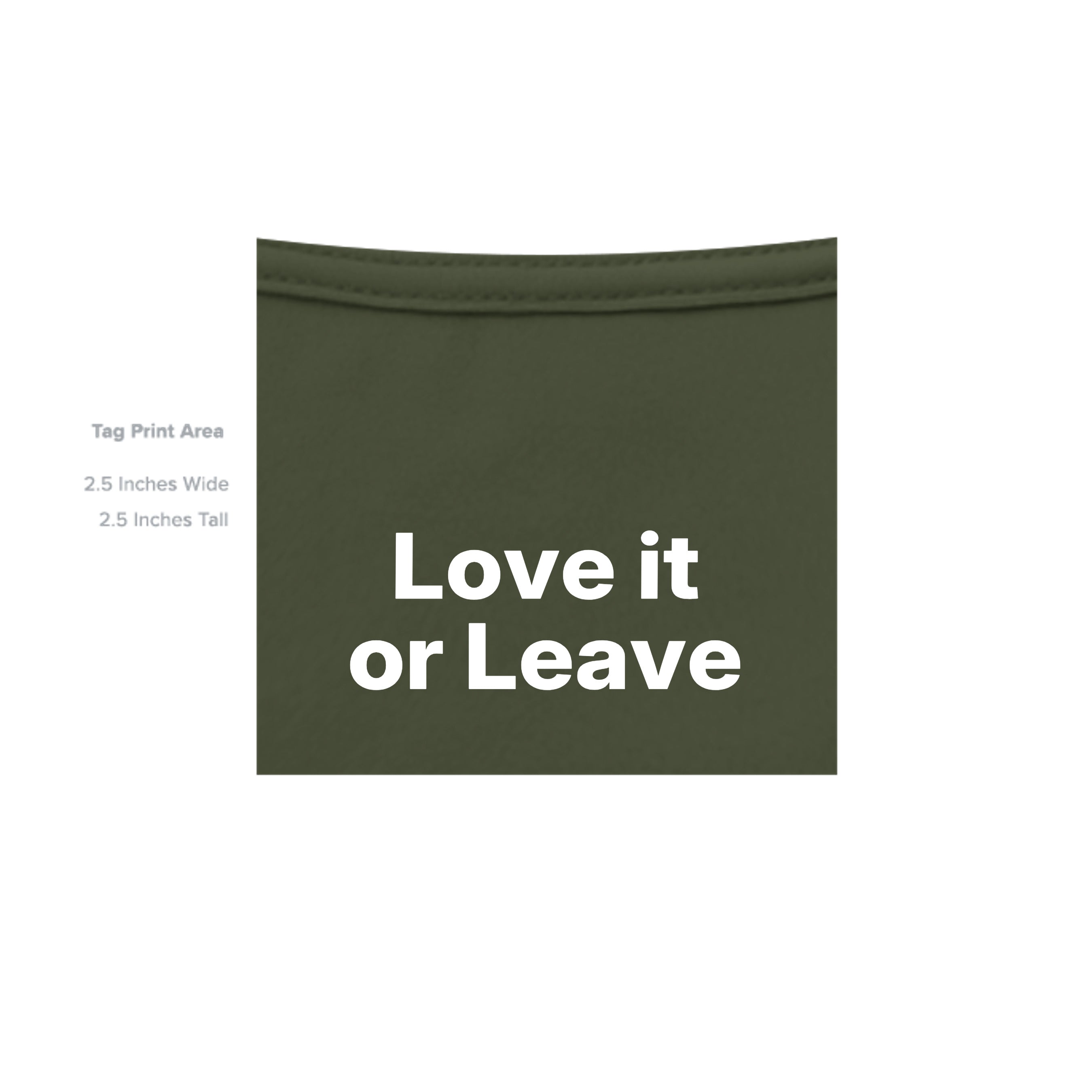 Military Green - 3001C - INSIDE_TAG_LINE